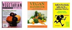 Vegetarian Journal - 1 Yr. w/ Meatless Meals and Vegan Handbook