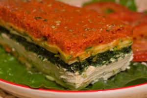 Raw lasagna from Chicago Raw