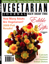 Vegetarian Journal 2009 issue 4 cover