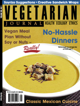 Vegetarian Journal 2011 issue 1 cover